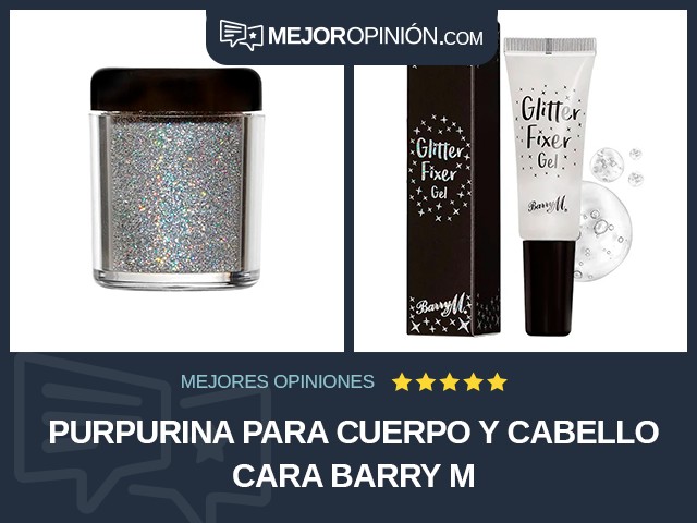 Purpurina para cuerpo y cabello Cara Barry M