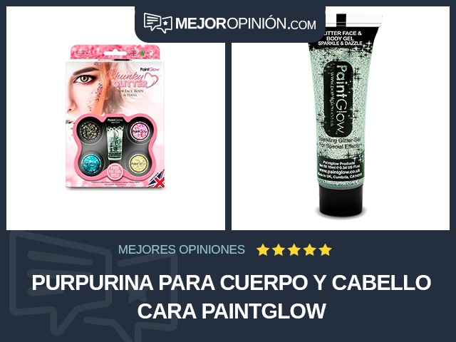 Purpurina para cuerpo y cabello Cara PaintGlow