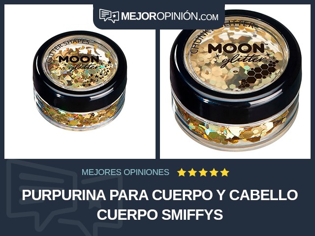 Purpurina para cuerpo y cabello Cuerpo Smiffys