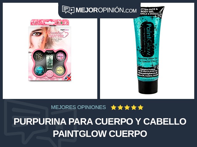 Purpurina para cuerpo y cabello PaintGlow Cuerpo