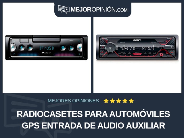 Radiocasetes para automóviles GPS Entrada de audio auxiliar