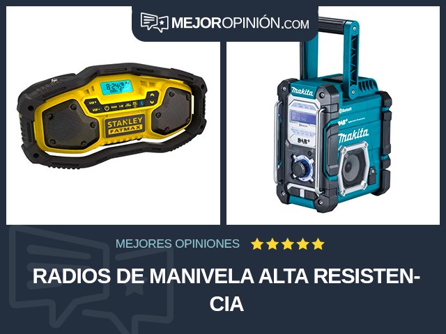 Radios De manivela Alta resistencia