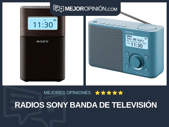 Radios Sony Banda de televisión