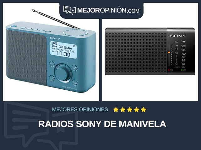 Radios Sony De manivela