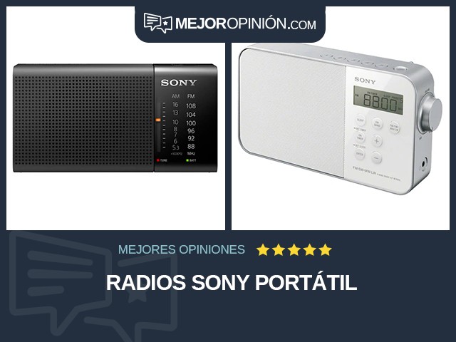 Radios Sony Portátil