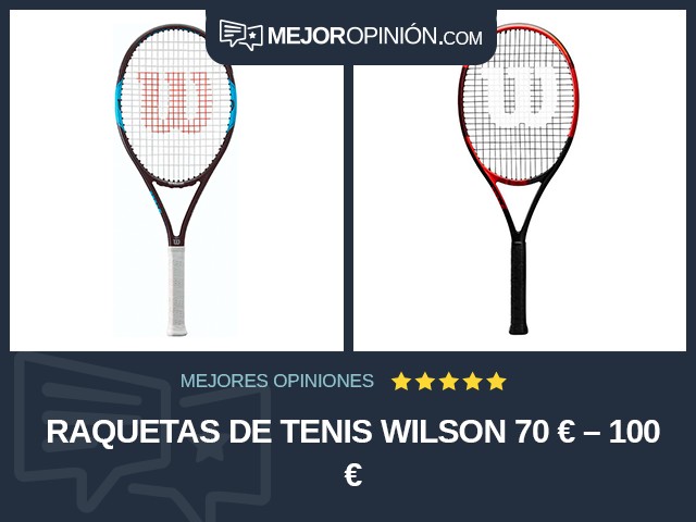 Raquetas de tenis Wilson 70 € – 100 €