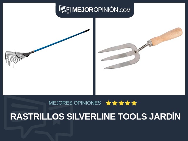 Rastrillos Silverline Tools Jardín