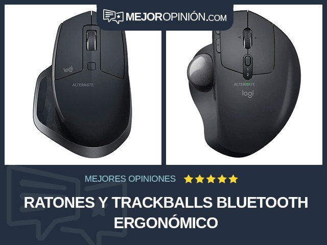 Ratones y trackballs Bluetooth Ergonómico