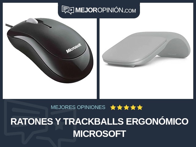 Ratones y trackballs Ergonómico Microsoft