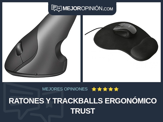 Ratones y trackballs Ergonómico Trust