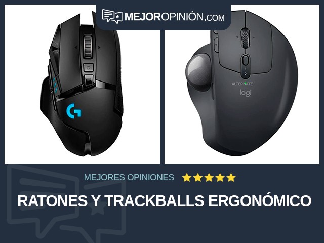 Ratones y trackballs Ergonómico