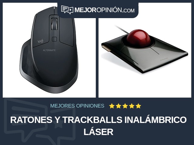 Ratones y trackballs Inalámbrico Láser