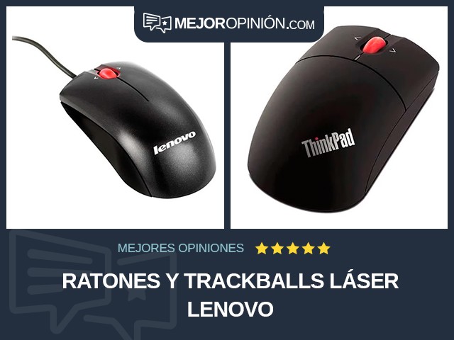 Ratones y trackballs Láser Lenovo