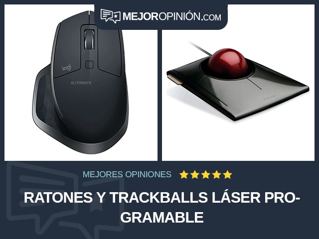 Ratones y trackballs Láser Programable