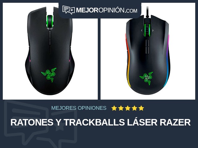 Ratones y trackballs Láser Razer