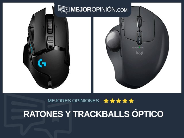 Ratones y trackballs Óptico