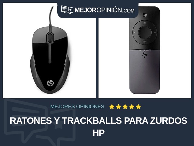 Ratones y trackballs Para zurdos HP