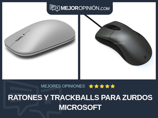 Ratones y trackballs Para zurdos Microsoft