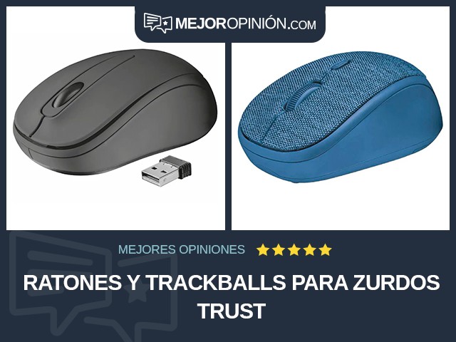 Ratones y trackballs Para zurdos Trust