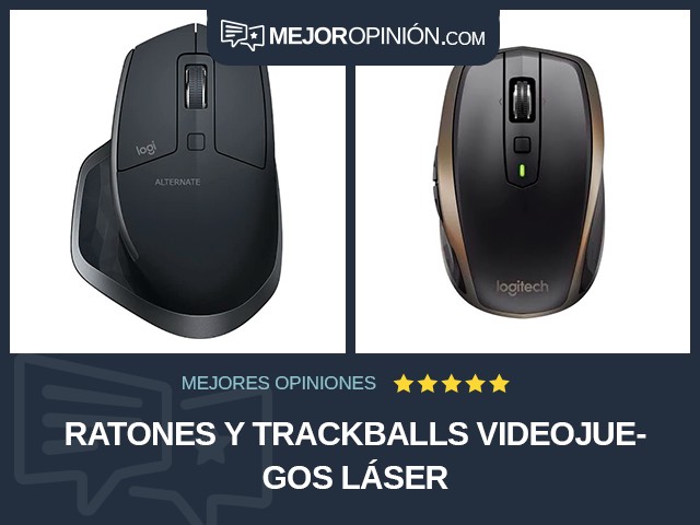 Ratones y trackballs Videojuegos Láser