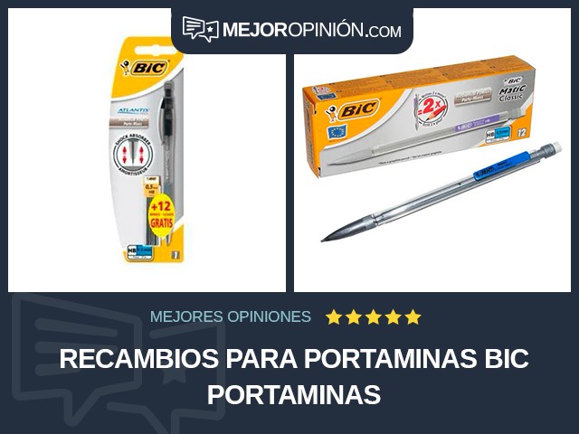 Recambios para portaminas BIC Portaminas