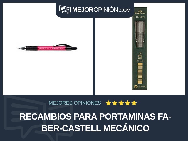 Recambios para portaminas Faber-Castell Mecánico