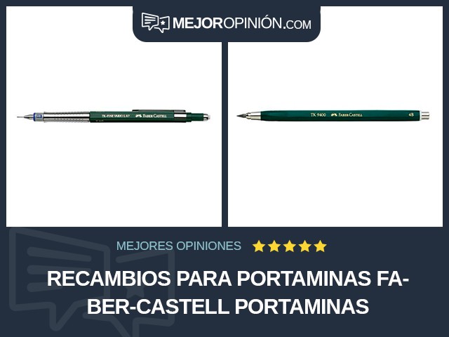 Recambios para portaminas Faber-Castell Portaminas