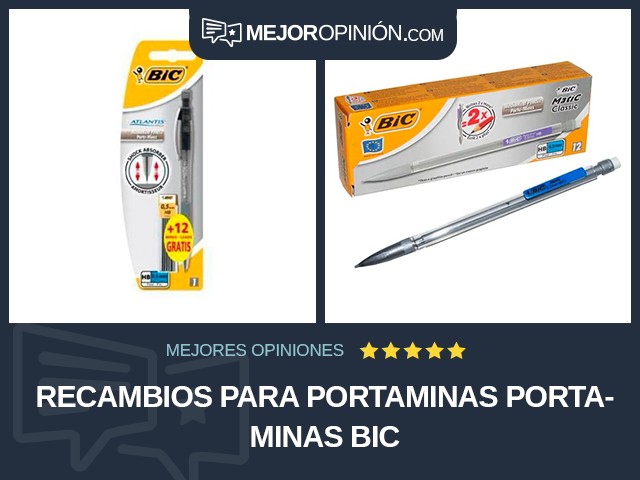 Recambios para portaminas Portaminas BIC