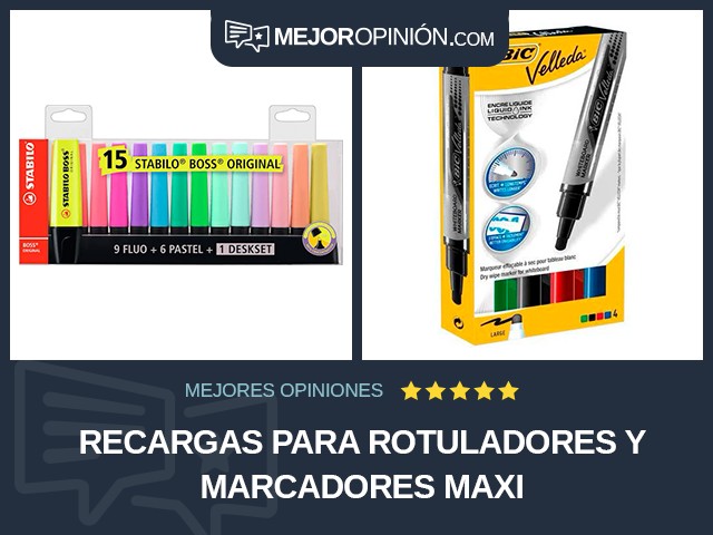 Recargas para rotuladores y marcadores Maxi