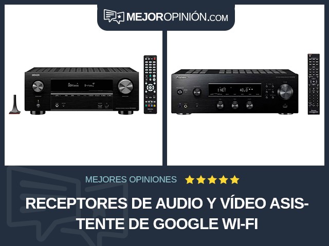 Receptores de audio y vídeo Asistente de Google Wi-Fi