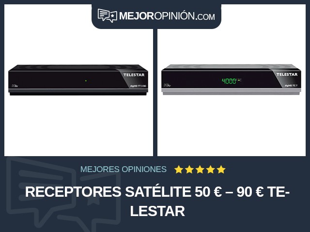 Receptores satélite 50 € – 90 € TELESTAR