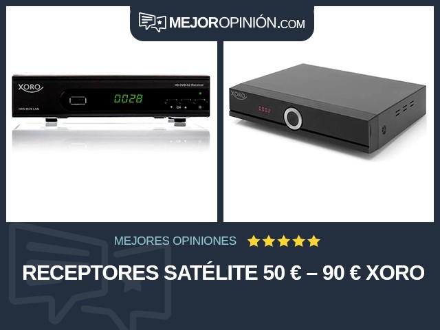 Receptores satélite 50 € – 90 € XORO