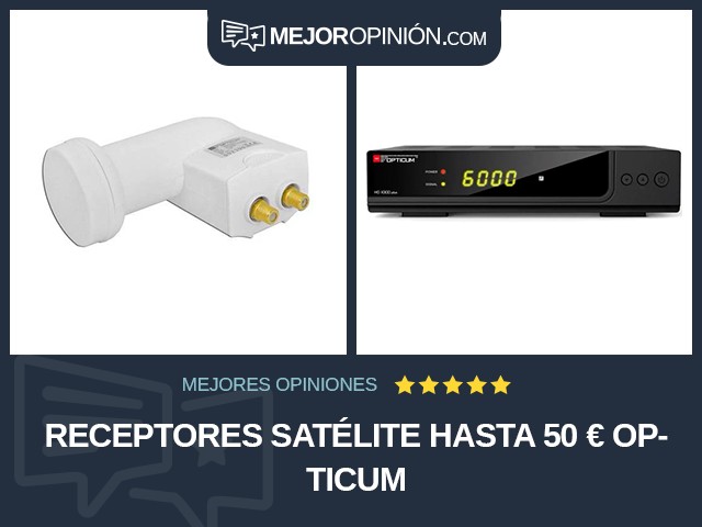 Receptores satélite Hasta 50 € OPTICUM