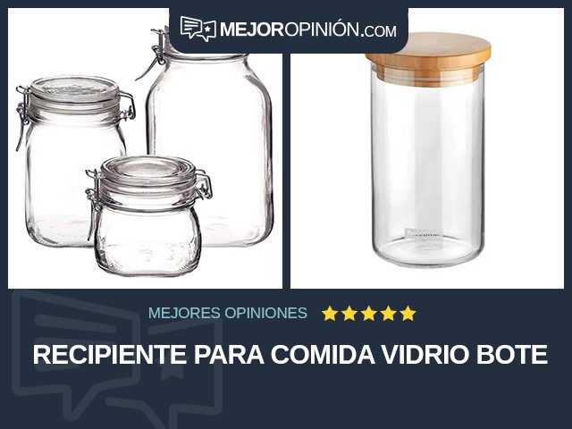 Recipiente para comida Vidrio Bote