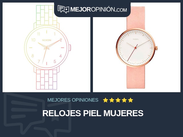 Relojes Piel Mujeres