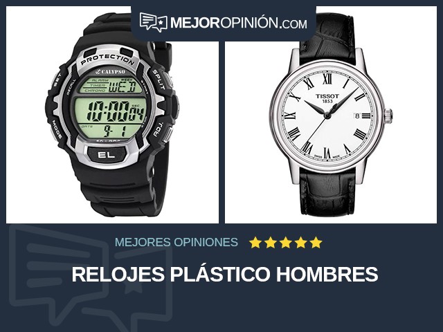 Relojes Plástico Hombres