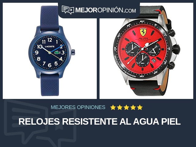 Relojes Resistente al agua Piel