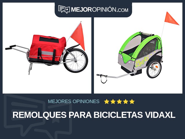 Remolques para bicicletas vidaXL