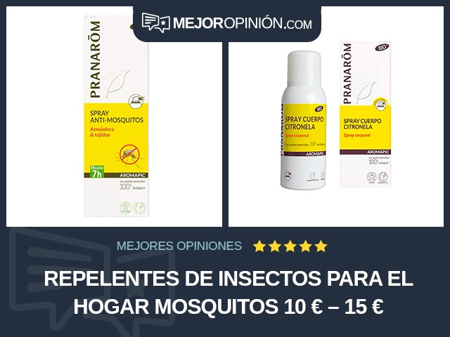 Repelentes de insectos para el hogar Mosquitos 10 € – 15 €