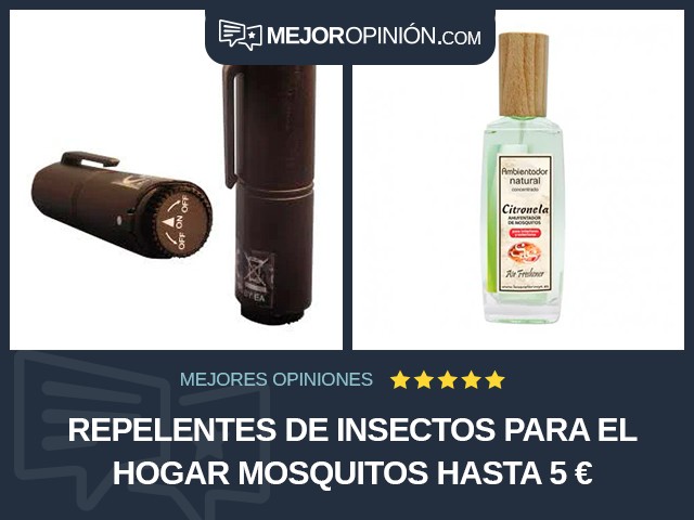 Repelentes de insectos para el hogar Mosquitos Hasta 5 €