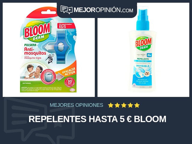 Repelentes Hasta 5 € BLOOM