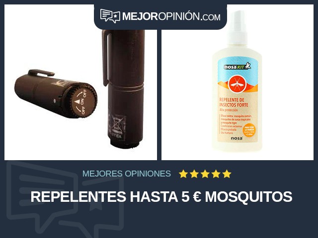 Repelentes Hasta 5 € Mosquitos