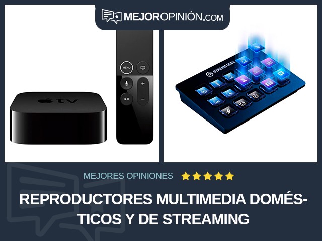 Reproductores multimedia domésticos y de streaming