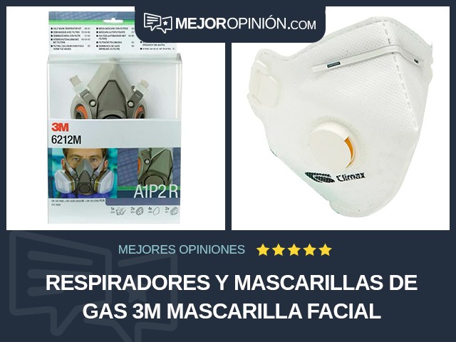 Respiradores y mascarillas de gas 3M Mascarilla facial