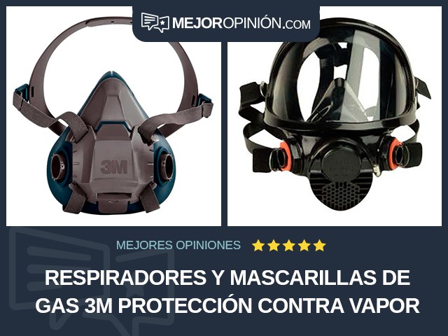 Respiradores y mascarillas de gas 3M Protección contra vapor