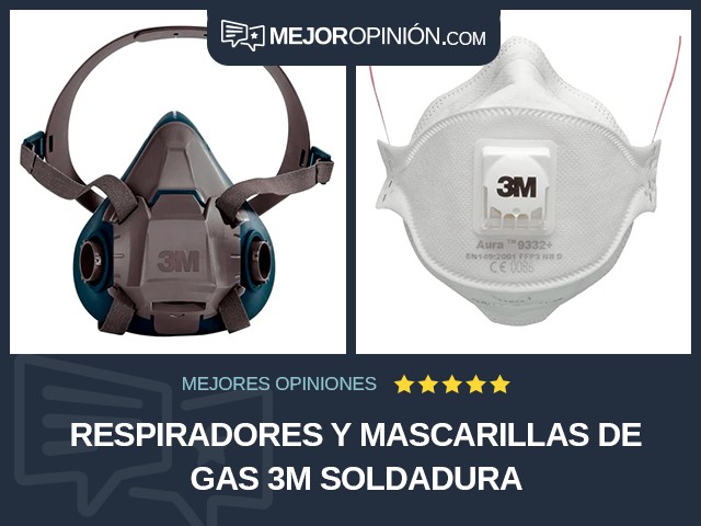 Respiradores y mascarillas de gas 3M Soldadura