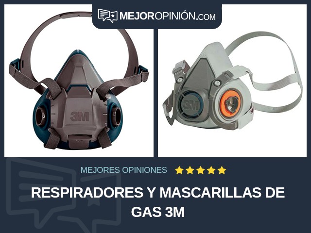 Respiradores y mascarillas de gas 3M