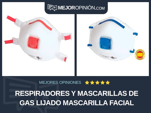 Respiradores y mascarillas de gas Lijado Mascarilla facial