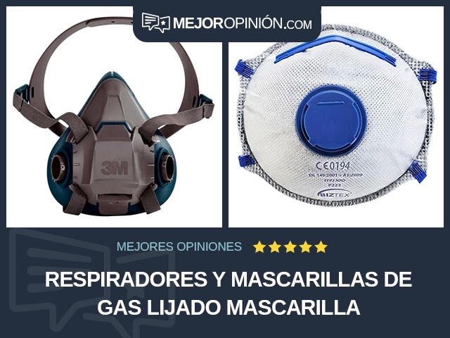 Respiradores y mascarillas de gas Lijado Mascarilla