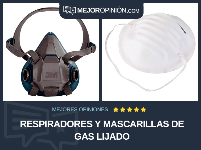 Respiradores y mascarillas de gas Lijado